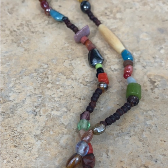 Handmade Beaded Layered Necklace - Picture 7 of 8